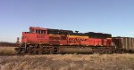 BNSF coal train DPU